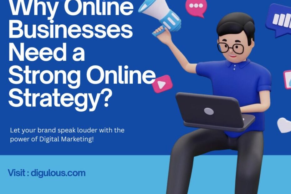 Strong online strategy for business growth
