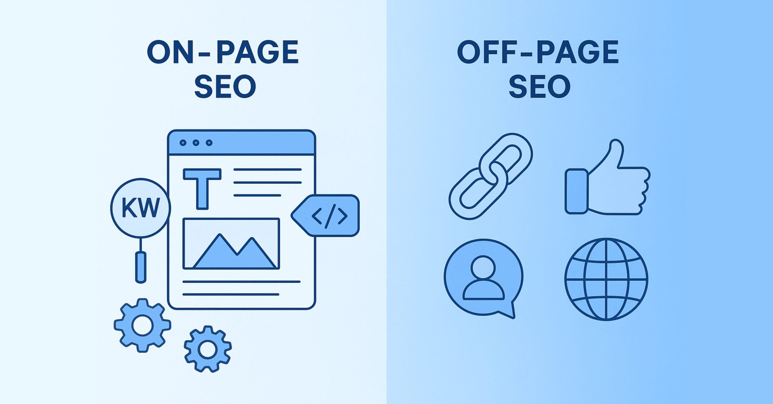 On-Page SEO VS Off-Page SEO