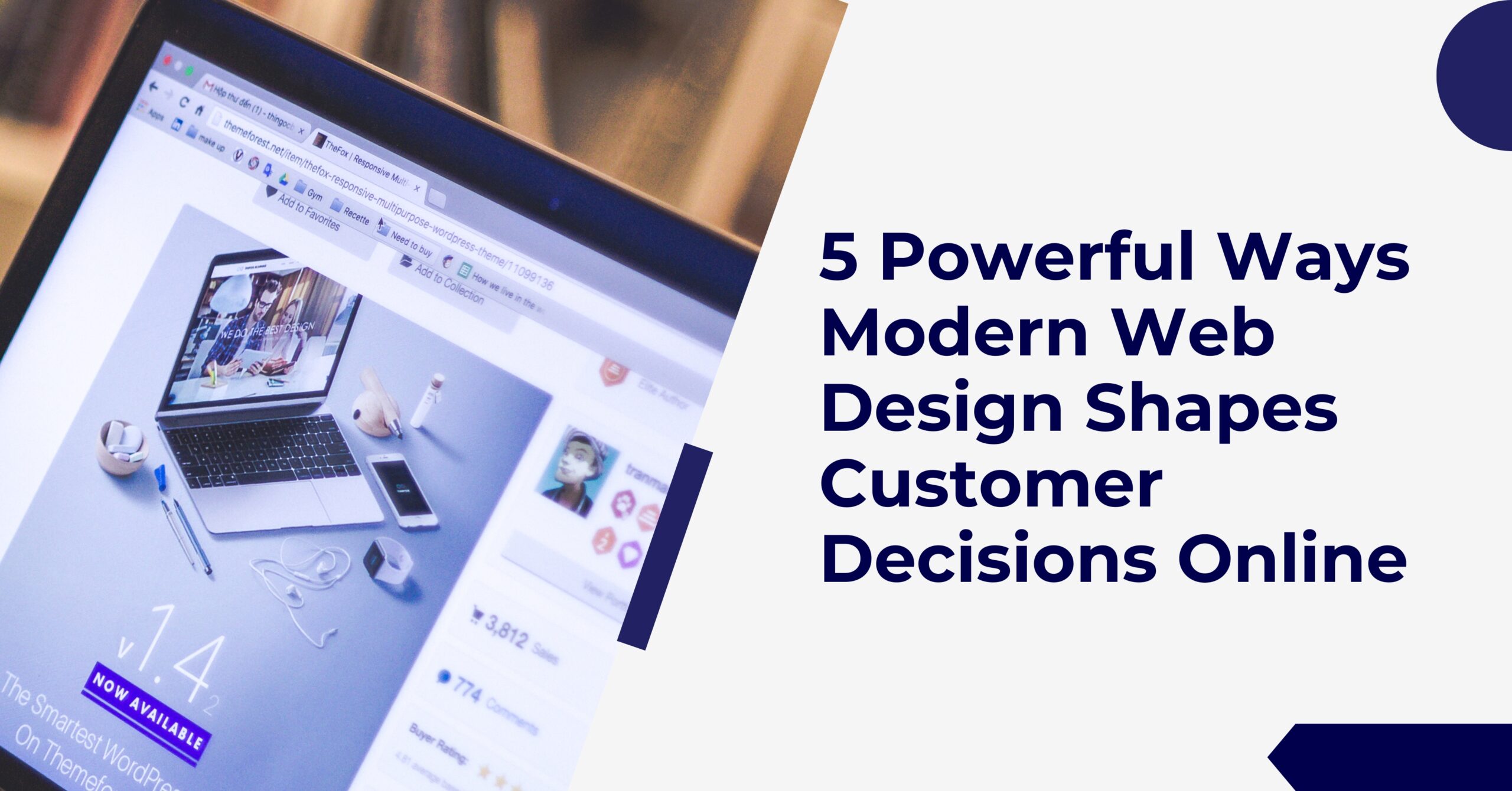 5 Powerful Ways Modern Web Design Shapes Customer Decisions Online